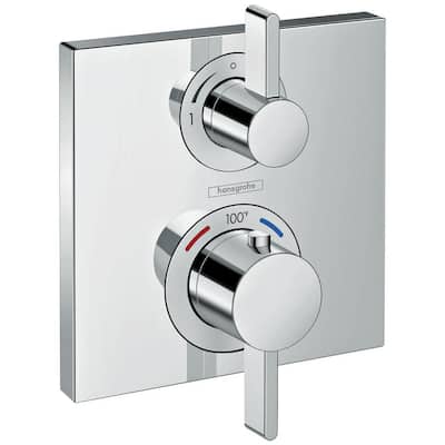 Hansgrohe Ecostat Single Function Thermostatic Valve Trim Only with