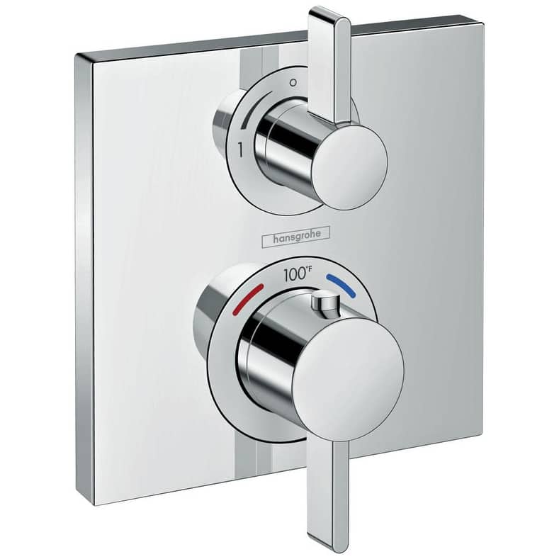 Hansgrohe Ecostat Square Dual Function Thermostatic Valve Trim Only
