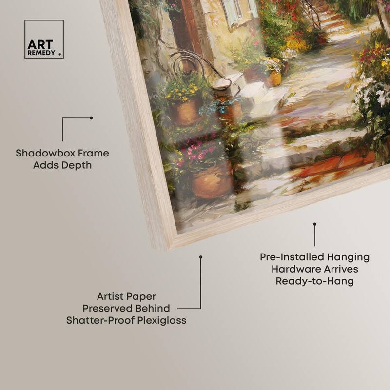 Mediterranean Charm II Shadowbox by Art Remedy