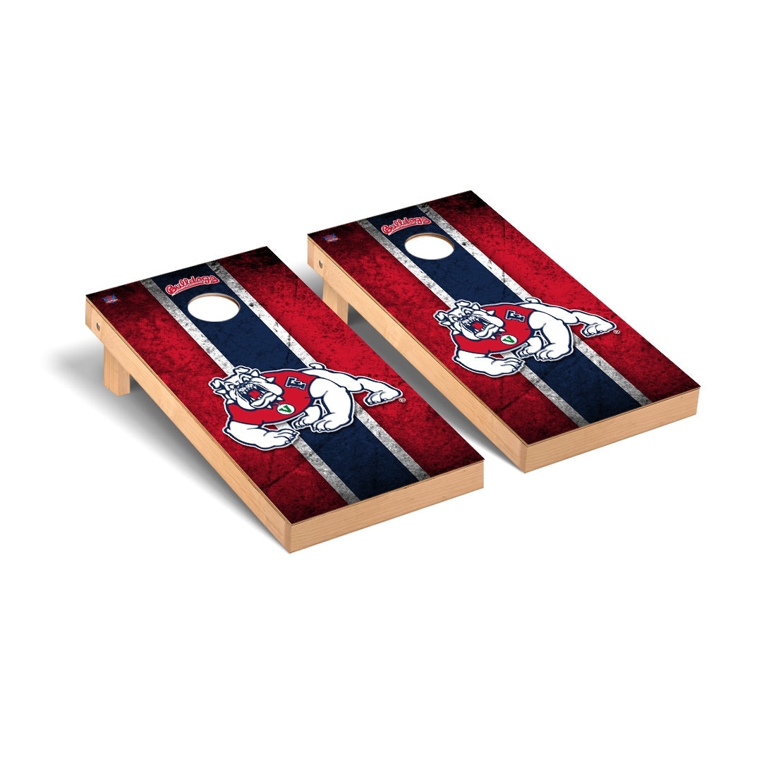 Fresno State Bulldogs Vintage Cornhole Board Set