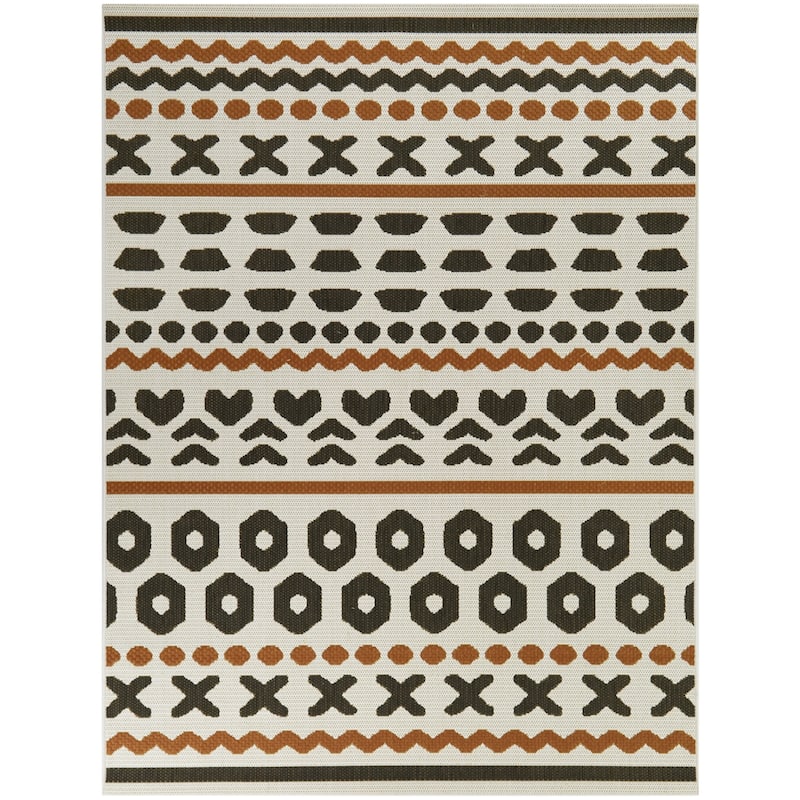Shepard Modern Moroccan Indoor/Outdoor Area Rug