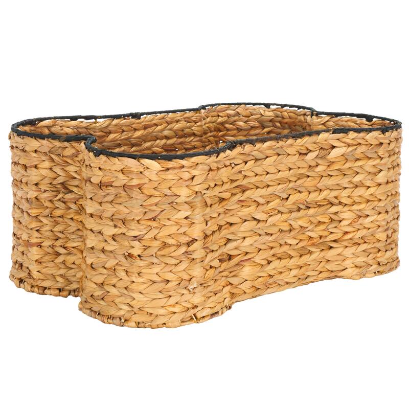 SAFAVIEH Efsun Dog Bone Storage Basket Set of 2 (Fully Assembled) - 24.8 In. W x 16.9 In. D x 10.2 In. H - 25Wx17Dx10H
