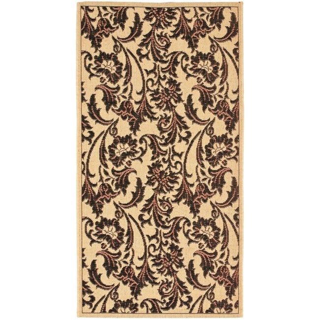 SAFAVIEH Courtyard Nicoleta Indoor /Outdoor Waterproof Patio Backyard Rug - 2'7" x 5'
