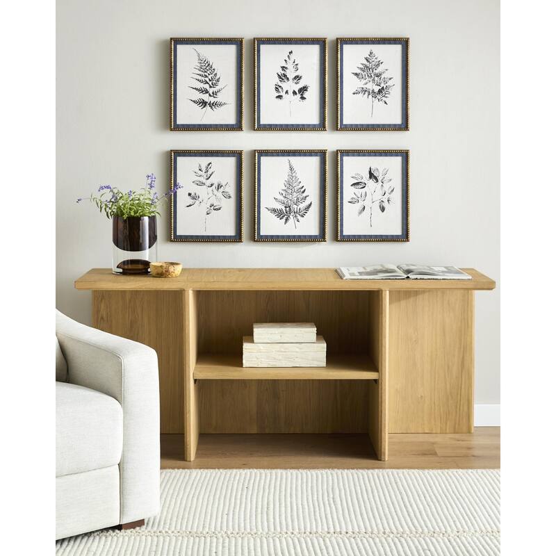 Livabliss Auden Cottage Framed Art Set of 3 - Brown