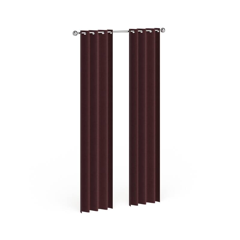 Strick & Bolton Krupa Grommet Linen Curtain Panel