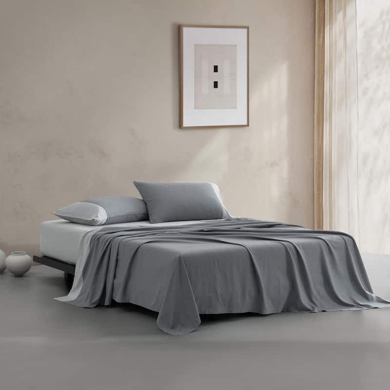 Calvin Klein Contrast Weave Sheet Set