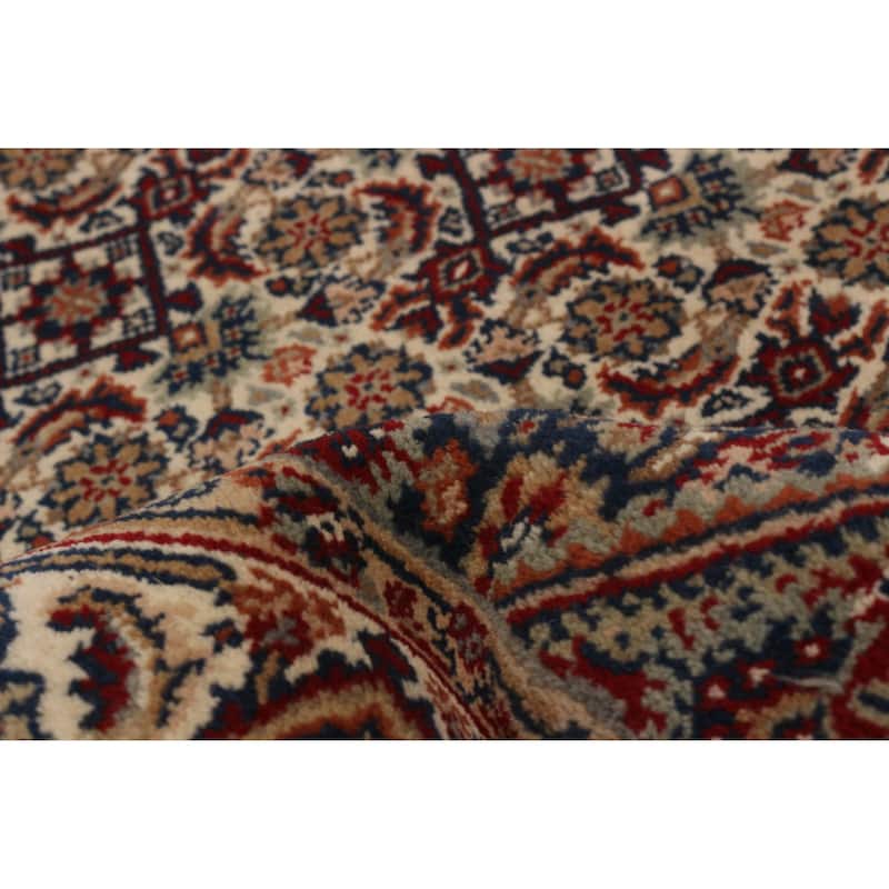 ECARPETGALLERY Hand-knotted Bijar Cream Wool Rug - 4'3 x 6'5