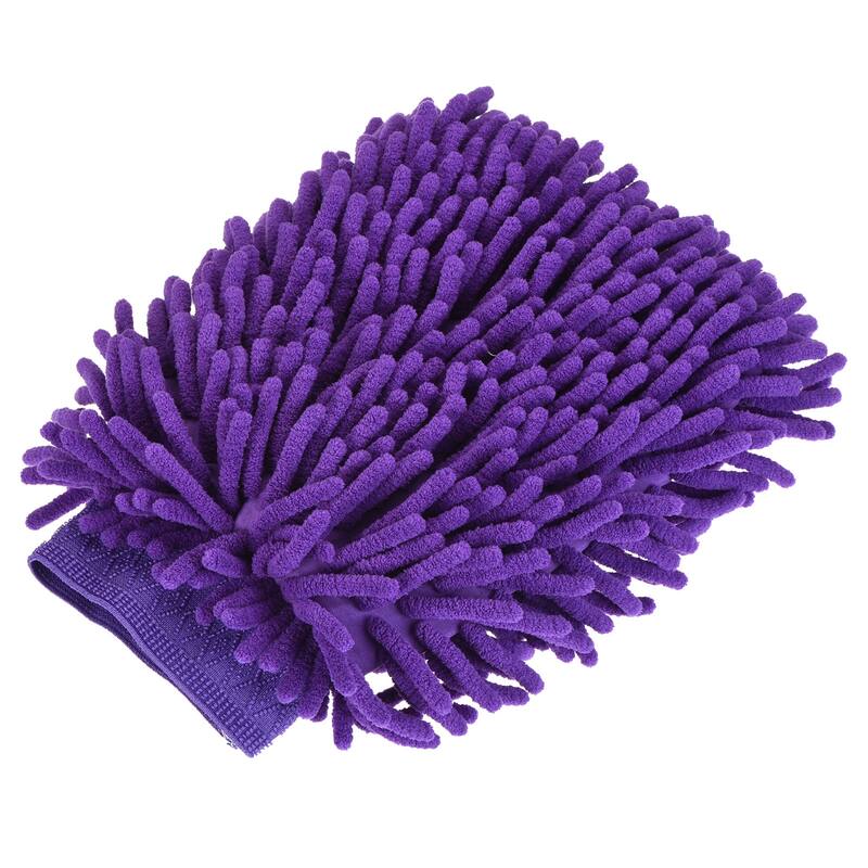Microfiber Soft Wash Mitten Double Sided Dusting Glove for Cleaning