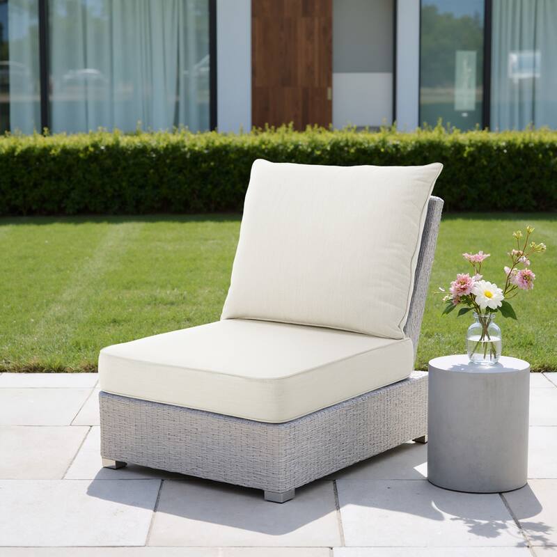 Sunbrella Indoor Outdoor Chair Cushion and Pillow