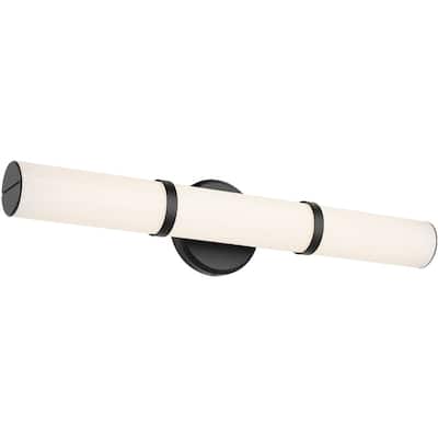 Kichler 55188LED Rosh 24" Wide LED Bath Bar with White Glass Shade