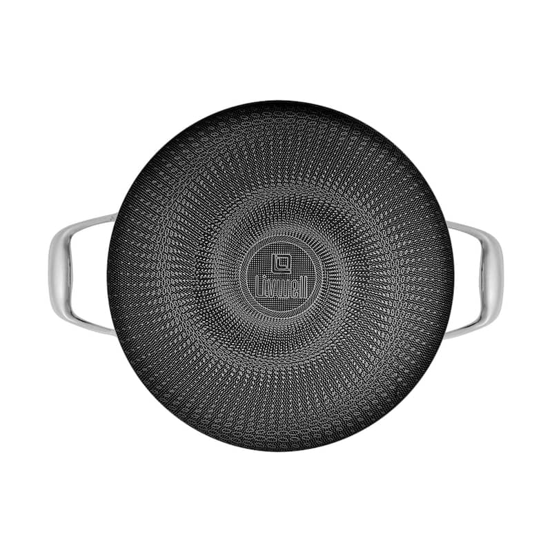 DiamondClad 5 Quart Hybrid Nonstick Stainless Steel Saute Pan with Lid