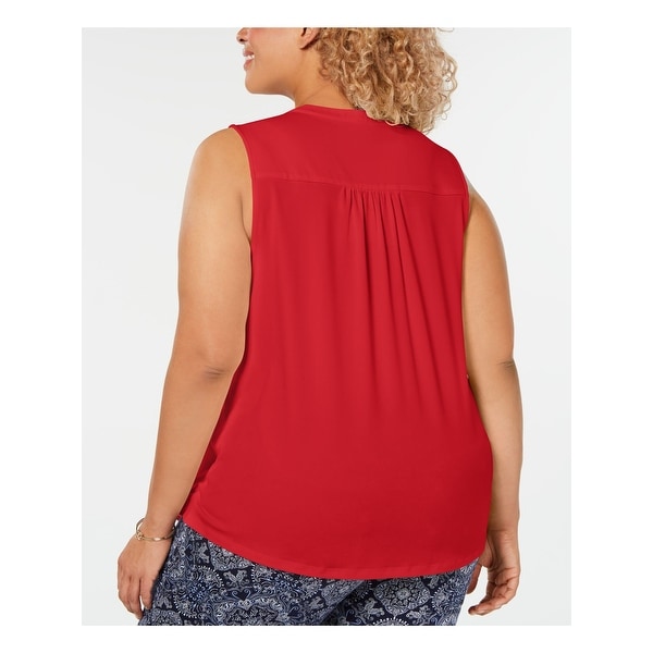 charter club sleeveless blouse