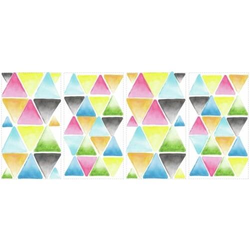 Watercolor Triangles Vinyl