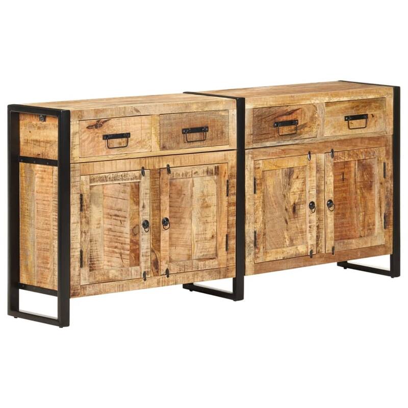 vidaXL Sideboard 67.7"x13.8"x31.5" Solid Mango Wood