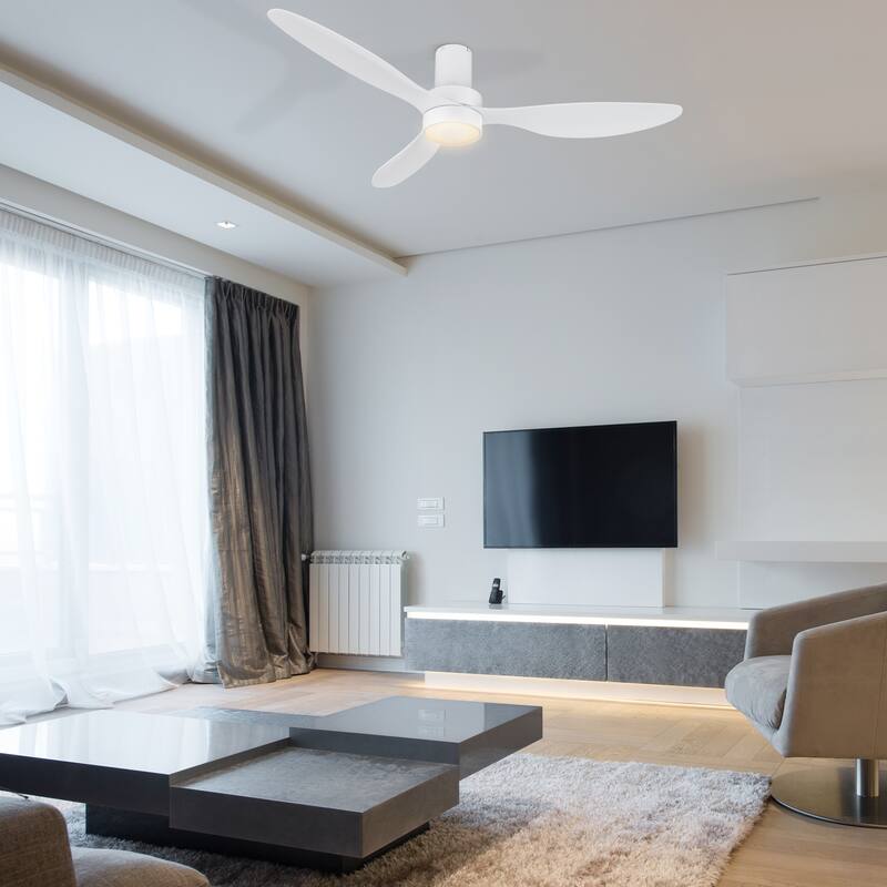 CARRO Nantes 52-inch Indoor Ceiling Fan with Light and Remote - N/A