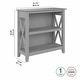 preview thumbnail 38 of 50, Key West Small 2 Shelf Bookcase by Bush Furniture