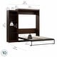 preview thumbnail 44 of 54, Pur Queen Murphy Bed with Storage Unit (90W) by Bestar