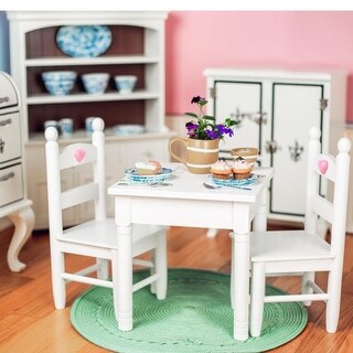 american girl dining table and chairs