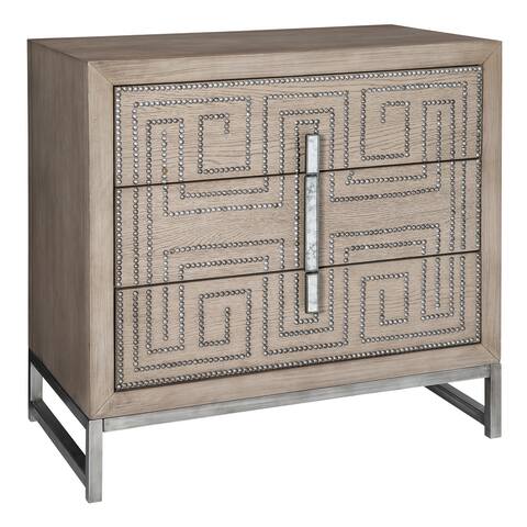 Uttermost Devya Grey Oak Accent Chest