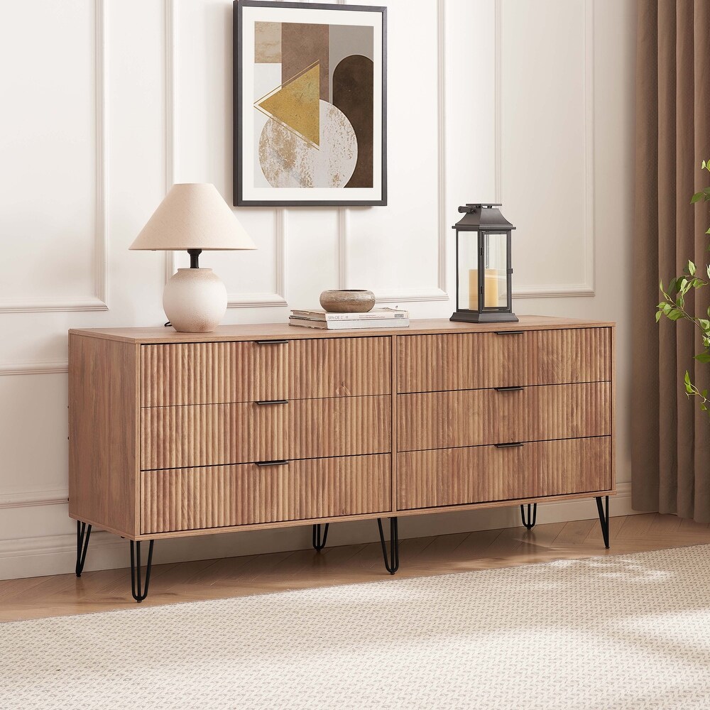 Manhattan Comfort3-Piece DUMBO Modern 5-Drawer Tall Dresser, DUMBO Modern 6-Drawer Double Low Dresser, and DUMBO Modern Nightstand 2.0 in Olive Green Manhattan Comfort3-Piece DUMBO Modern 5-Drawer Tall Dresser, DUMBO Modern 6-Drawer Double Low Dresser, and DUMBO Modern Nightstand 2.0 in Olive Green