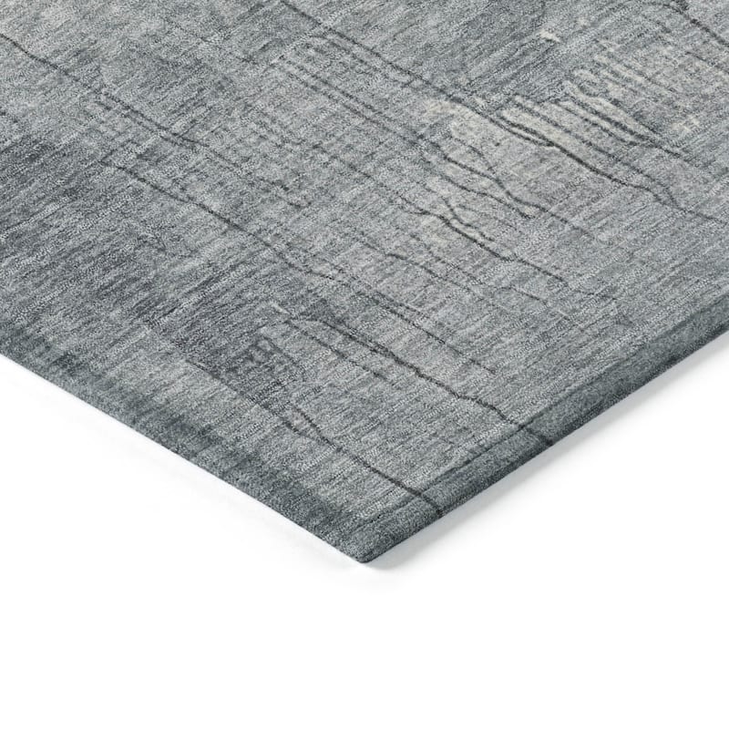 HomeRoots Abstract Transitional Rectangle Outdoor Rug