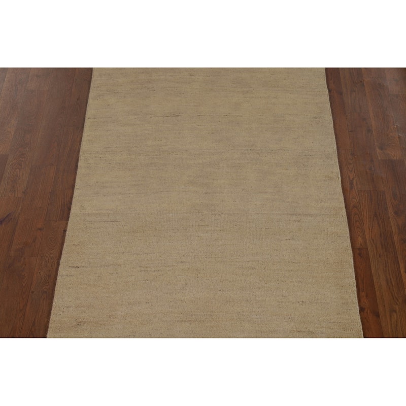 Gabbeh Contemporary / Modern Runner Rug Handmade Wool Carpet - 2'11"x 10'1"