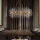 preview thumbnail 1 of 15, Interior Decor 12-light Stainless Steel Crystal Firework Chandelier