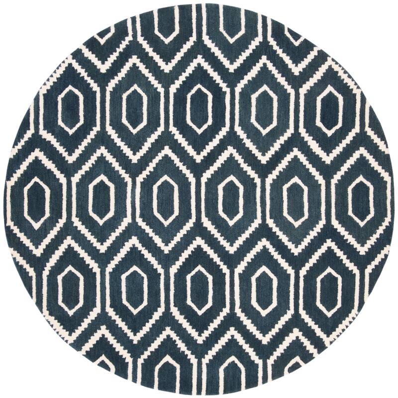 SAFAVIEH Handmade Himalaya Geranium Leaf Modern Wool Rug