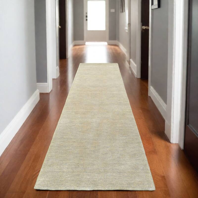 HomeRoots Solid Color Modern Rectangle Area Rug - 96.06 in. x 29.92 in.  x 0.59 in.