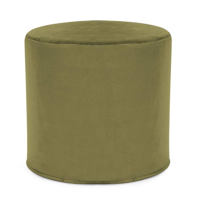 Allan Andrews No Tip Cylinder Ottoman with Cover, Bella Collection
