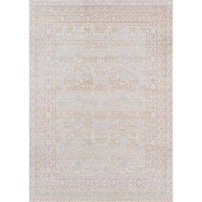 Skyline Decor Blue Isabella Rugs in Rectangle Shape - Big