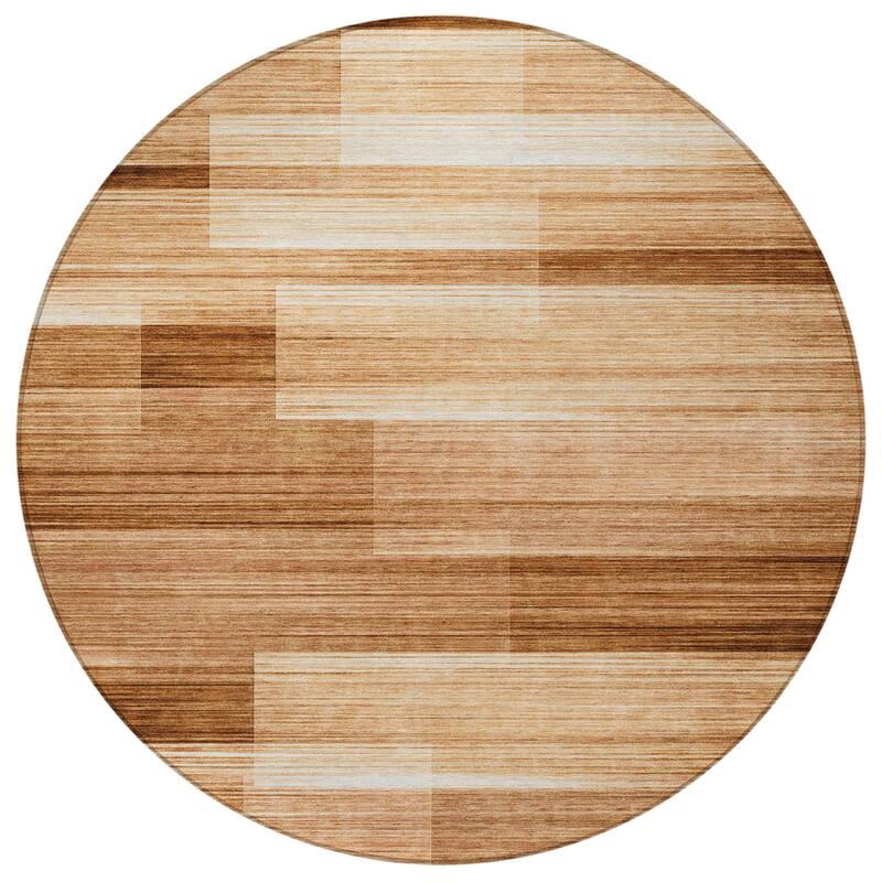 HomeRoots Striped Transitional Rectangle Outdoor Rug