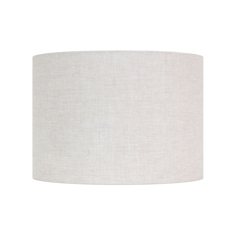 Linen Lamp Shade with Lining - Grey