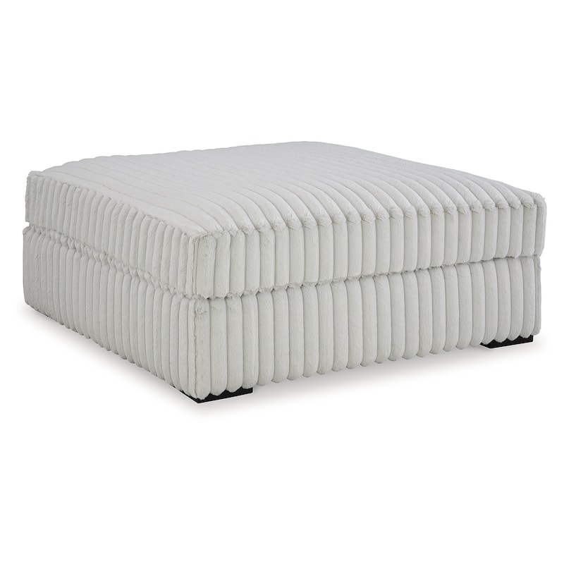 Signature Design by Ashley Stupendous Alloy Oversized Accent Ottoman