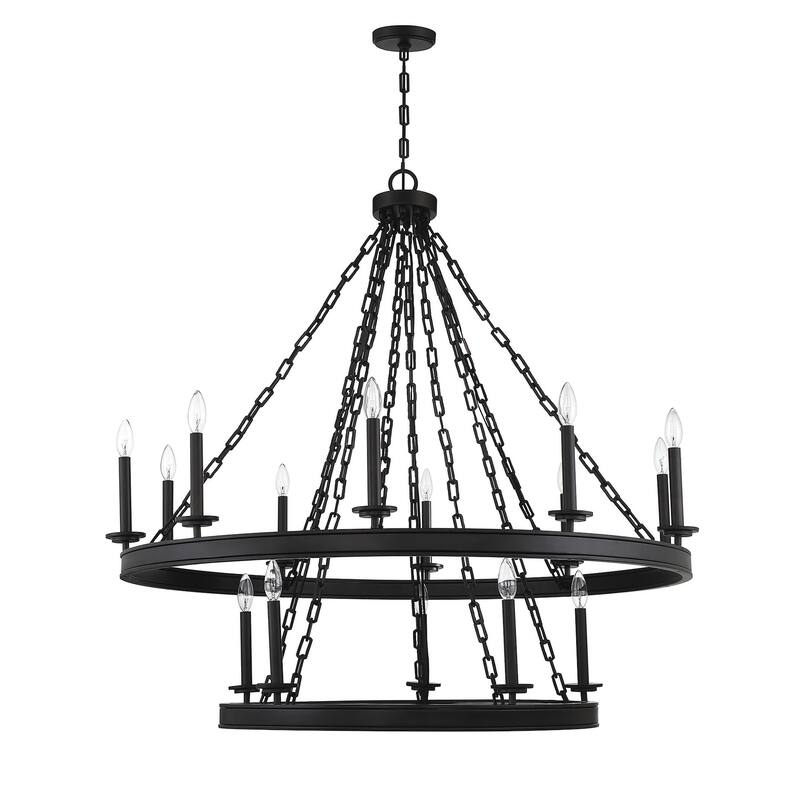 Savoy House Seville 15 Light 45" Wide Taper Candle Chandelier