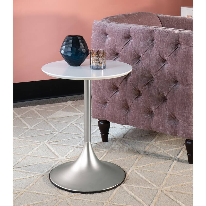 17.75" x 17.75" Flower Side Table