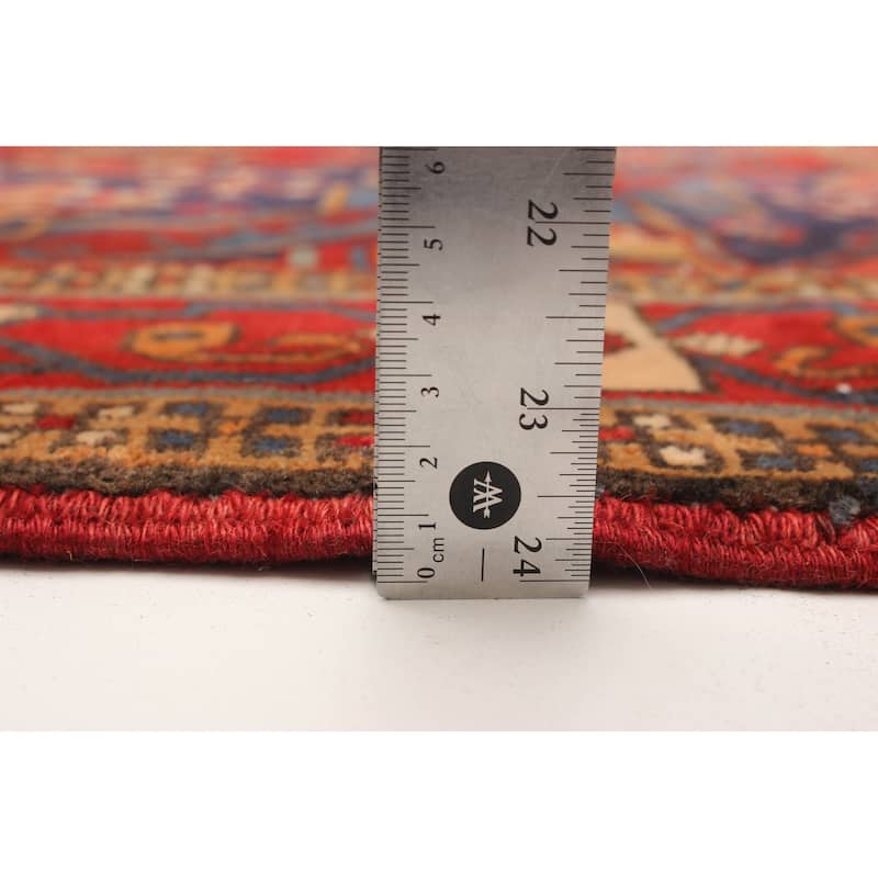 ECARPETGALLERY Hand-knotted Konya Anatolian Red Wool Rug - 4'11 x 10'4
