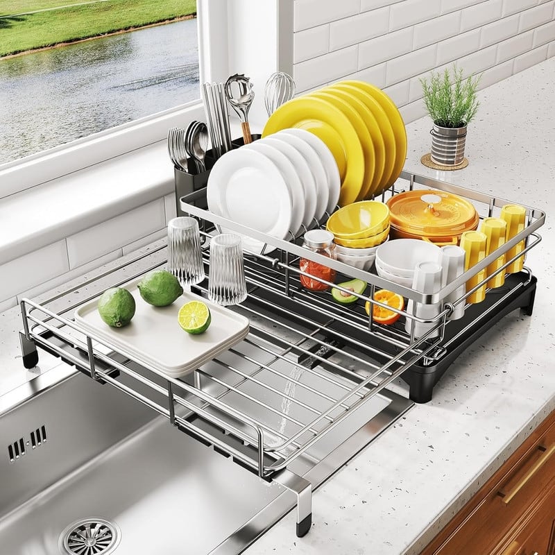 Dish Drying Rack - Extendable Dish Rack