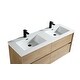 preview thumbnail 22 of 21, Kingdee 60D" Wall Mounted Vanity with Reinforced Acrylic Sink