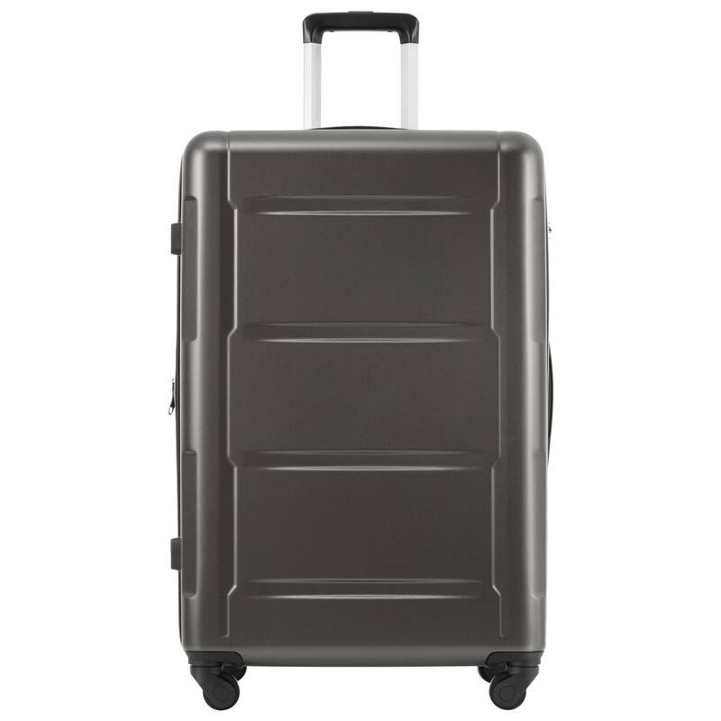 2-Piece, Modern Luggage Sets, Expandable Luggage with 360-Degree Swivel Wheels and TSA lock, for Boarding Travel, Dark Gray