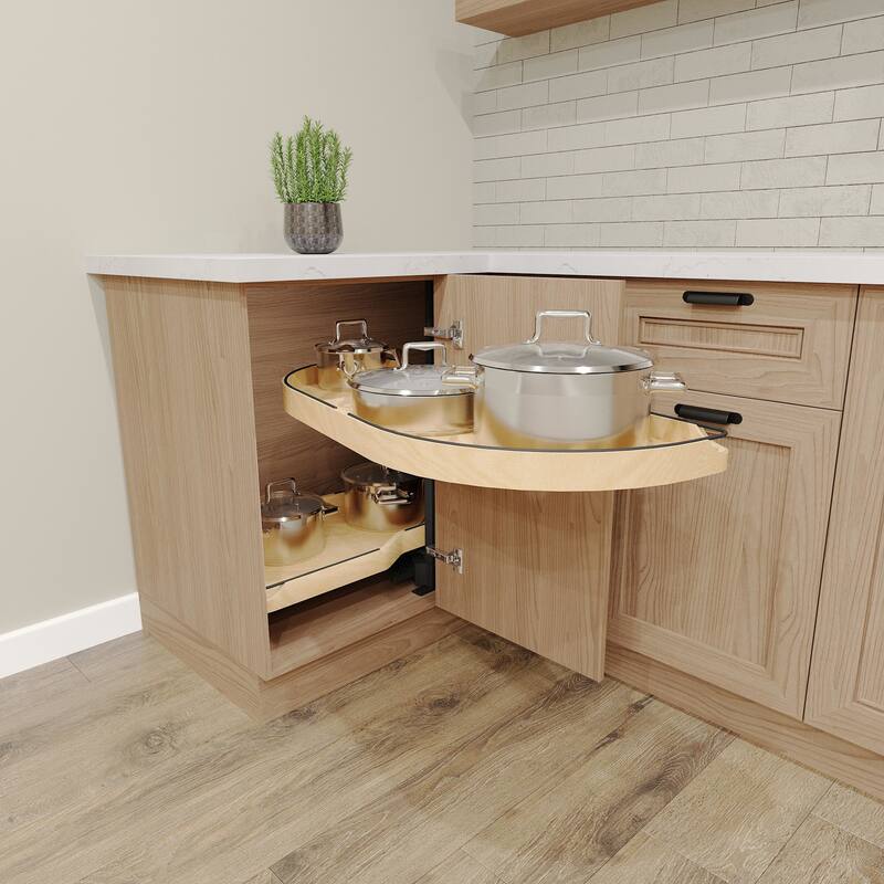 Rev-A-Shelf 487CC-12-L Craftsman 33-1/16" Wide Designer Left Blind