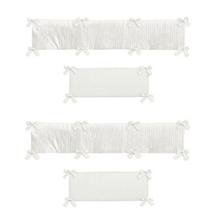 crushed velvet cot bumper