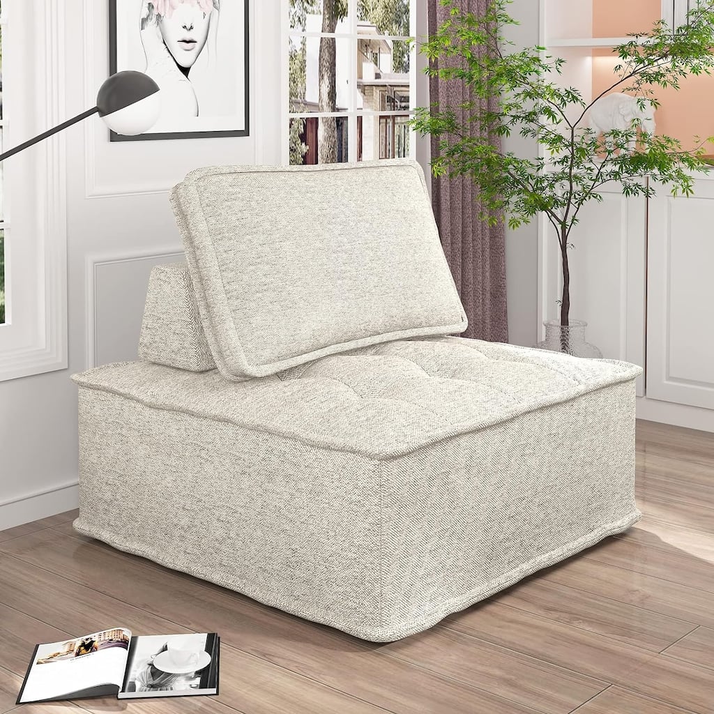 Mixoy 1PCS DIY Combination Oversized Sleeper Sofa Bed, Comfy Floor Couch,for Living Room,Office Apartment Resting - Set of 1