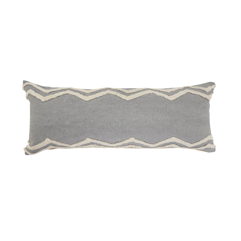 Sevita Soft Chevron Bordered Throw Pillow, Single or Set of 2