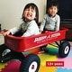 preview thumbnail 15 of 14, Radio Flyer 1800 Big Red Classic Extra Long Handle All Terrain Wheels Kids Wagon