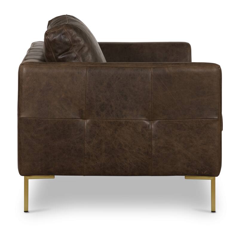 Poly & Bark Calle 90" Sofa - Full Grain Genuine Italian Leather