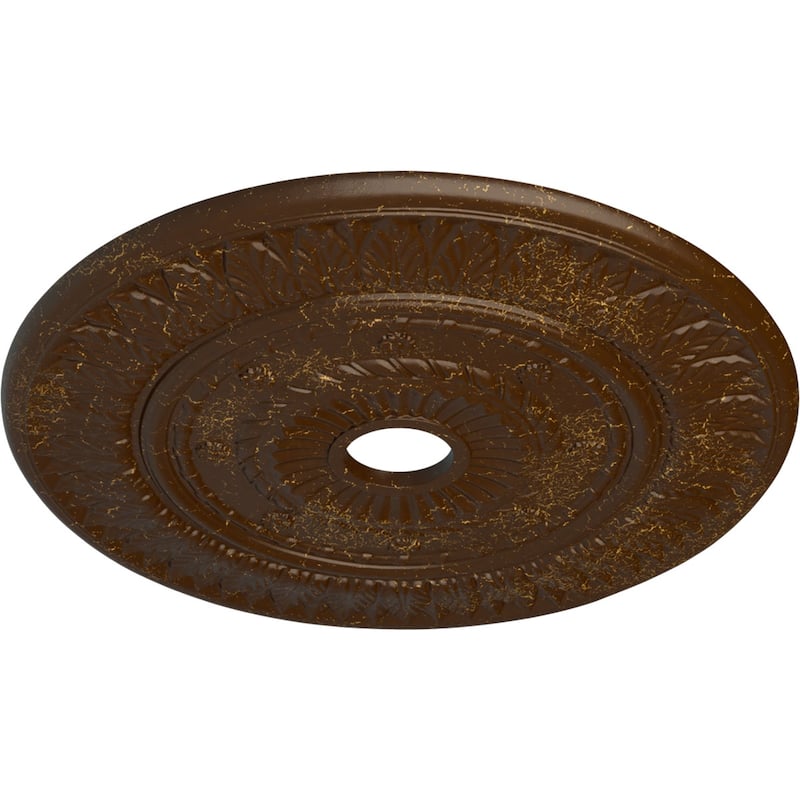 26 3/4"OD x 3 5/8"ID x 1 1/8"P Leaf Ceiling Medallion
