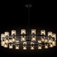 preview thumbnail 13 of 55, KAYLA Modern Chandelier with K9 Crystal Black - 36.2in