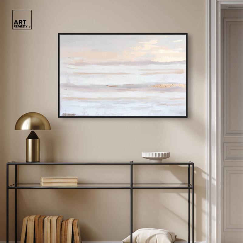 Gilded Dawn Canvas by Art Remedy