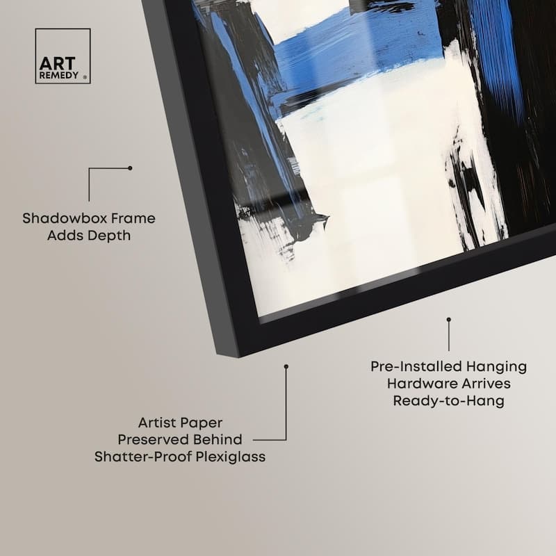 Blue Streak II Shadowbox by Art Remedy